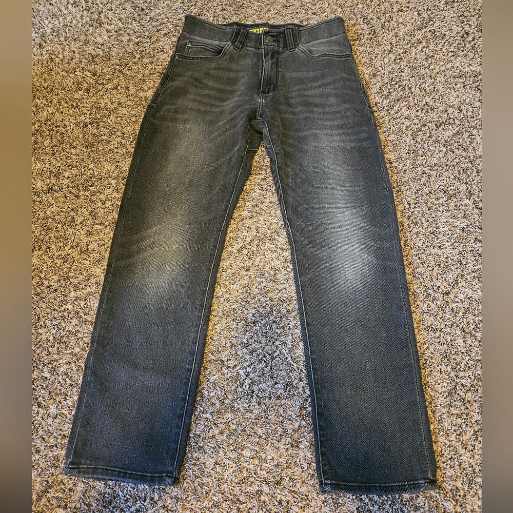Slim Straight Leg Denim Jeans
